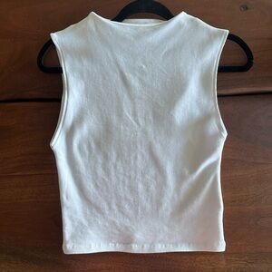High neck sleeveless top